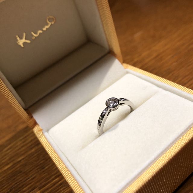 【ケイウノ ブライダル(K.UNO BRIDAL)の口コミ】 自分の希望するデザインをあらかじめ伝えて、デザイン画を送って頂くれる…