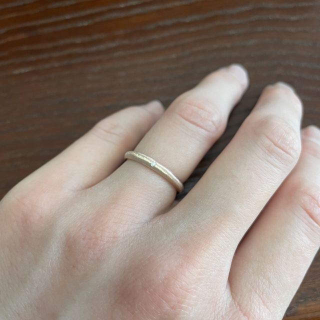 【uchimari(ウチマリ)の口コミ】 自分たちが削ったあとがそのままデザインになって指輪になることがとても…