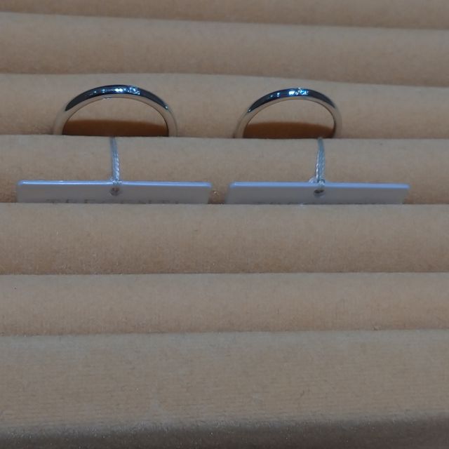 【TRECENTI(トレセンテ)の口コミ】 シンプルで定番なものが好みであった。他店舗では幅の太さが少々気になっ…