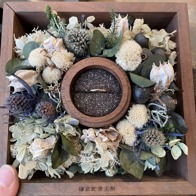 【鎌倉彫金工房の口コミ】 自分達でオリジナルの指輪を作りたくて、鎌倉で1から自分で手作りできるお…