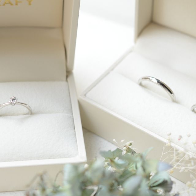 【CRAFY(クラフィ)の口コミ】 HPなどから予め好みのデザインの指輪の写真をいくつか保存して、それを一…