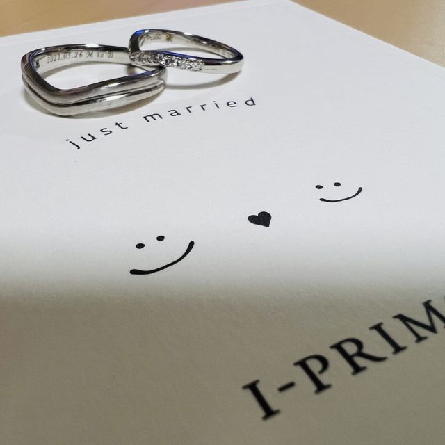 【アイプリモ(I-PRIMO)の口コミ】 初めはなかなかひとつの指輪に決められず迷ってしまってました…で…