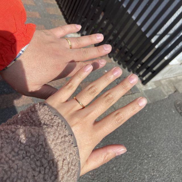 【uchimari(ウチマリ)の口コミ】 ・お店のスタッフさんがとても素敵で、このスタッフさんにぜひ指輪づくり…