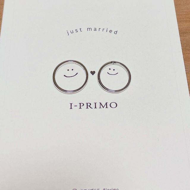 【アイプリモ(I-PRIMO)の口コミ】 2人で前もって決めていた予算内の指輪だった。旦那は指輪を付けられるが、…