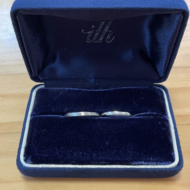 【ith(イズ)の口コミ】 指輪選びに悩んでいたが、夫婦で音楽が大好きで、音楽記号がモチーフの指…