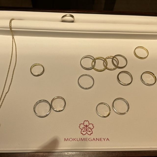 【杢目金屋(もくめがねや)の口コミ】 オーダーメイドなので、ひとつのものを自分たちで作り上げるというのに感…