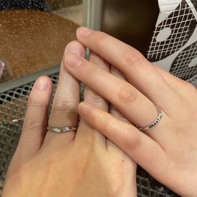 【ケイウノ ブライダル(K.UNO BRIDAL)の口コミ】 初めはVラインの既製品のものを探していたのですが、その他にもオーダーで…