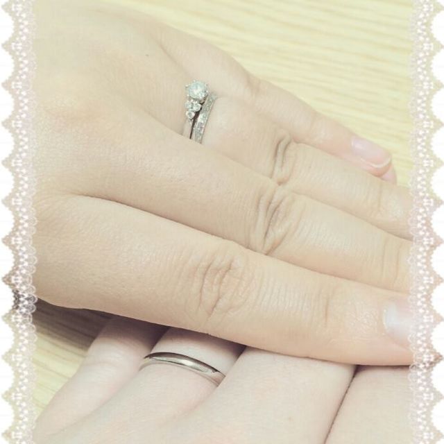 【銀座ダイヤモンドシライシの口コミ】 元々、ケイウノのディズニーシリーズ(美女と野獣)が本命だったので、比較…