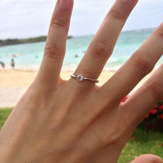 【PORTADA(ポルターダ)の口コミ】 婚約指輪とともにプロポーズをしてくれたのですが、婚約指輪は旦那さんが…