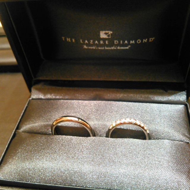 【ラザール ダイヤモンド(LAZARE DIAMOND)の口コミ】 元々ほしかったデザインのリングを、店頭で実際にはめてみると、ファッシ…