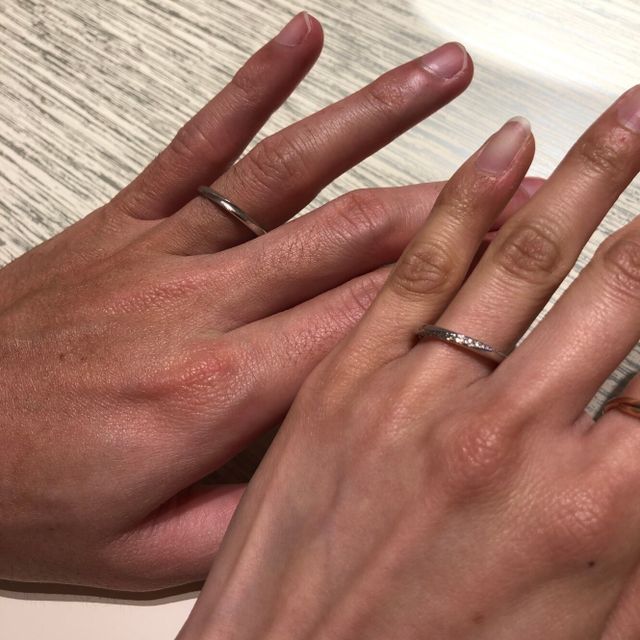 【TRECENTI(トレセンテ)の口コミ】 ウェーブデザインが好みとお伝えしたところ、いくつかご提案いただき、そ…