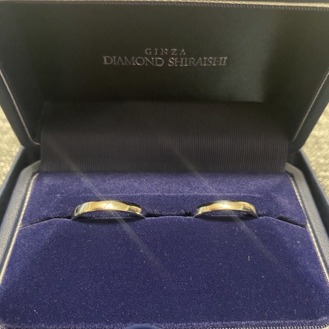 【銀座ダイヤモンドシライシの口コミ】 婚約指輪で銀座ダイヤモンドシライシさんの指輪をいただいて他のブランド…