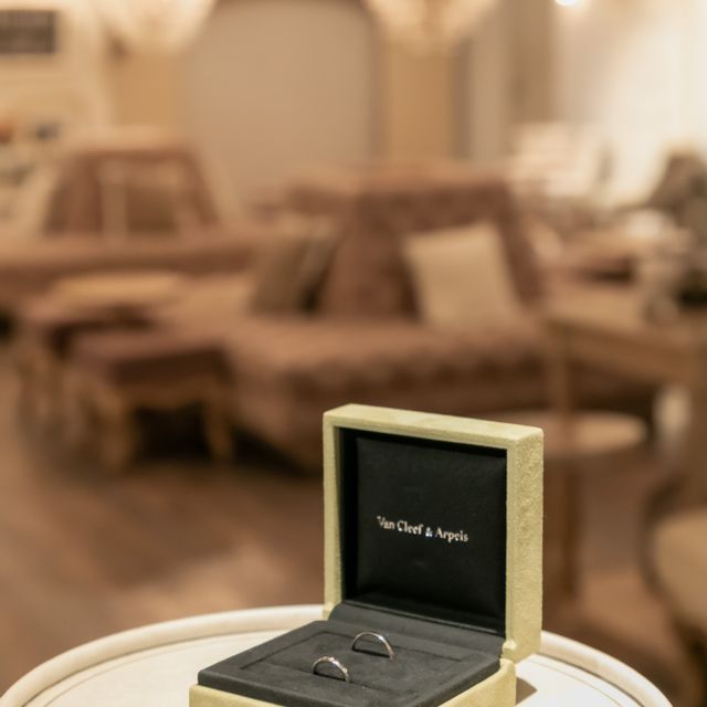 【ヴァン クリーフ＆アーペル(Van Cleef & Arpels)の口コミ】 ブランドに憧れがあったので、結婚指輪を取り扱いしていると知ってからは…