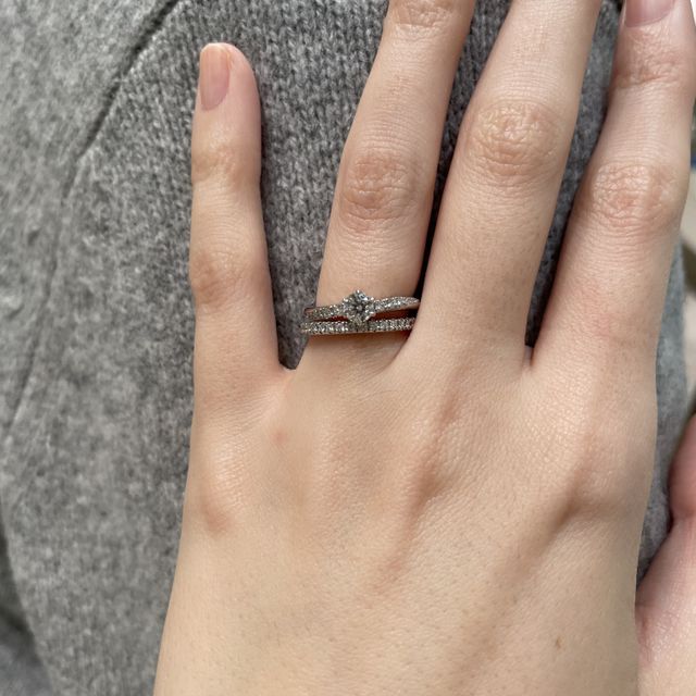 【MIKIMOTO(ミキモト)の口コミ】 ミルグレインの指輪かクロスカットが施された指輪が付け心地が良く、ミキ…