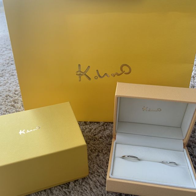 【ケイウノ ブライダル(K.UNO BRIDAL)の口コミ】 シンプルかつ可愛いデザイン、普段の生活をする上で妨げにならないのがい…