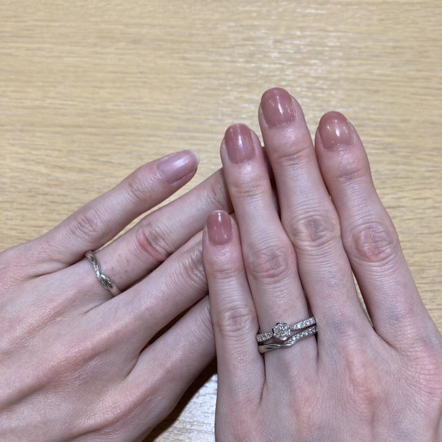 【TRECENTI(トレセンテ)の口コミ】 ダイヤの知識はなかったですが、店員さんのご説明を受けて品質の違いを知…