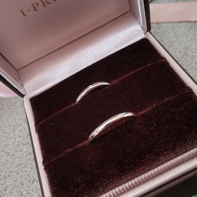 【アイプリモ(I-PRIMO)の口コミ】 2人で見に行かせていただきましたが、2人ともシンプルなデザインの中にも…