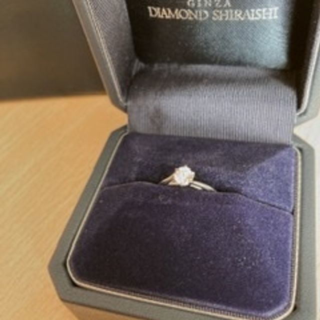 【銀座ダイヤモンドシライシの口コミ】 彼がプロポーズリングを銀座ダイヤモンドシライシさんで購入してくれたの…