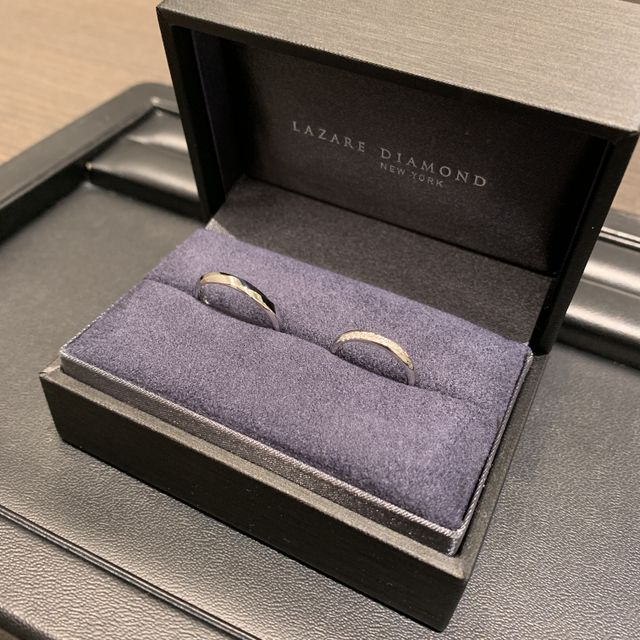 【ラザール ダイヤモンド(LAZARE DIAMOND)の口コミ】 結婚指輪のデザインがとても美しく、他店では真似できない技術に惹かれま…