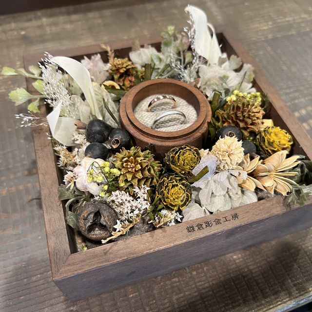 【鎌倉彫金工房の口コミ】 これからずっと付ける結婚指輪なので、シンプルで飽きのこないデザインに…