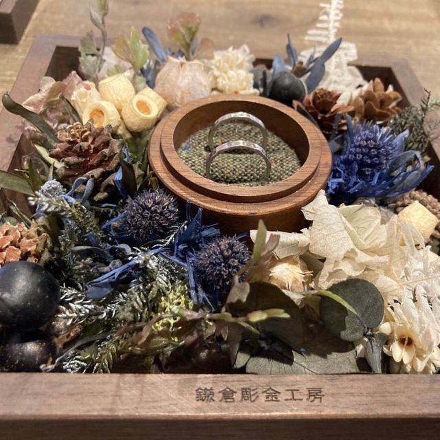 【鎌倉彫金工房の口コミ】 愛着を持って長く大切につけたかったので、手作りを選びました。プラチナ…