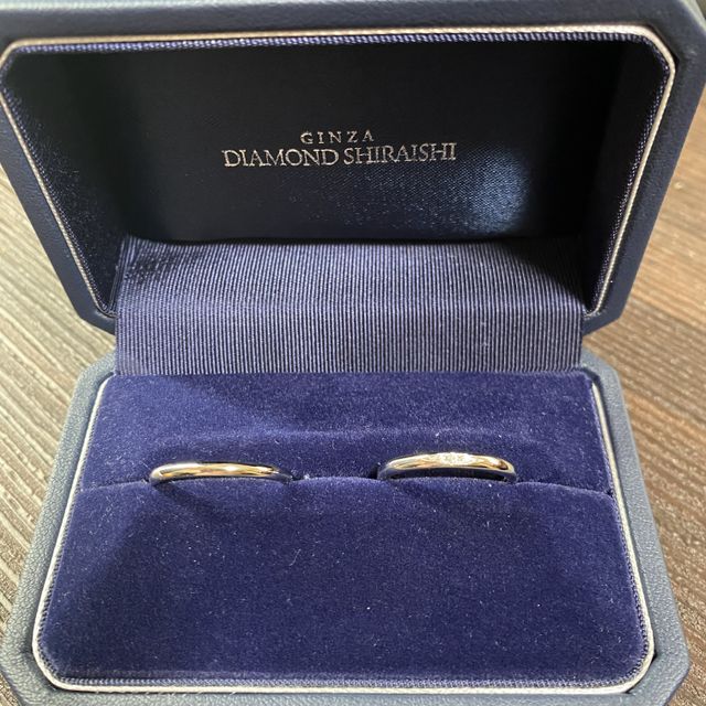 【銀座ダイヤモンドシライシの口コミ】 シンプルかつ、つけ心地で決めました！
ダイヤの輝きも素敵です
色々と付…
