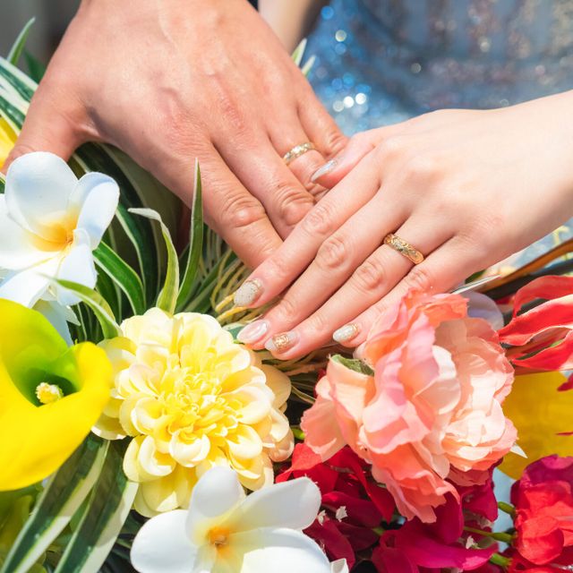 【PUAALLY(プアアリ)の口コミ】 結婚指輪は絶対にハワイアンジュエリー！
と決めていたので何店舗かまわり…