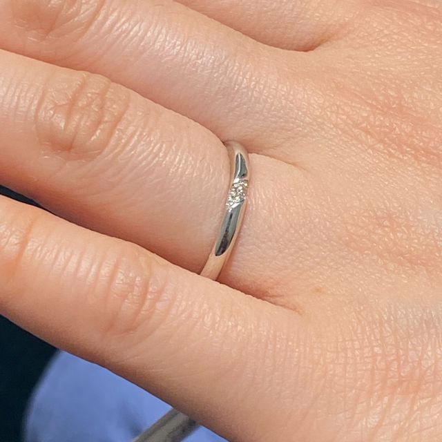 【TRECENTI(トレセンテ)の口コミ】 デザインはとても気に入りました。ダイヤの石がとても綺麗で、品物は良か…