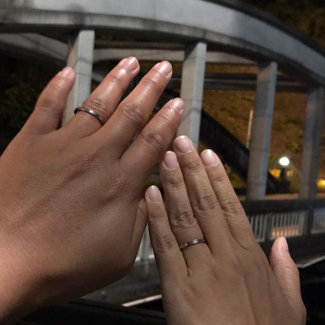 【CRAFY(クラフィ)の口コミ】 オリジナルな結婚指輪を2人で作りたい、という夢が昔からあったため、2人…