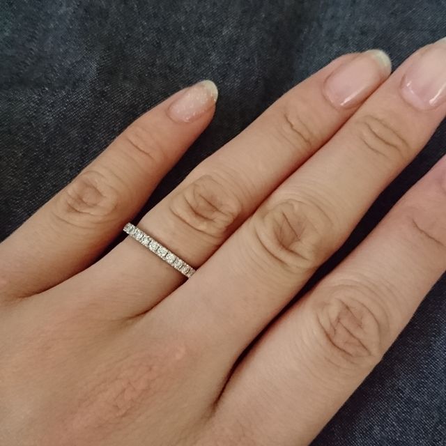 【ラザール ダイヤモンド(LAZARE DIAMOND)の口コミ】 婚約指輪は夫に選んで欲しかったので、「私のイメージで！あと、結婚指輪…