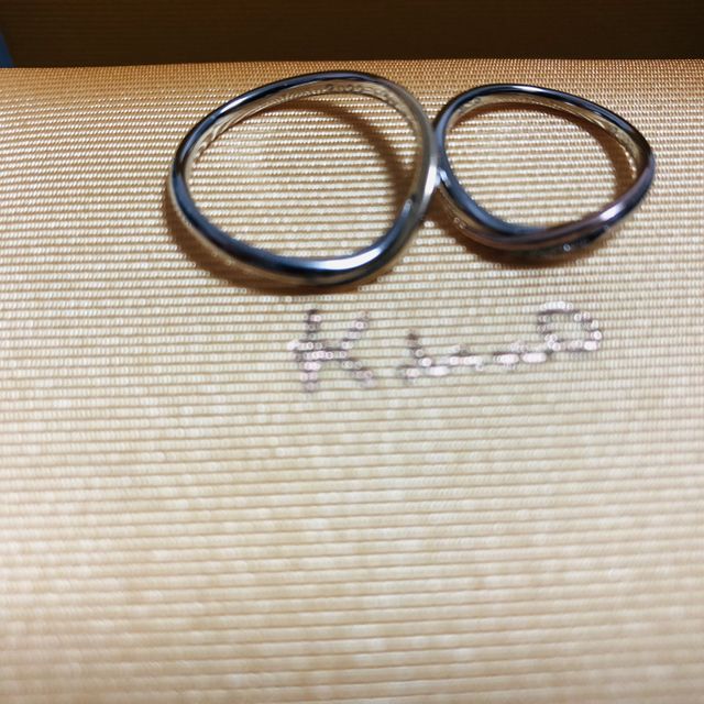 【ケイウノ ブライダル(K.UNO BRIDAL)の口コミ】 デザインもそうですが…1番の決め手は、永久メンテナンス無料のとこ…