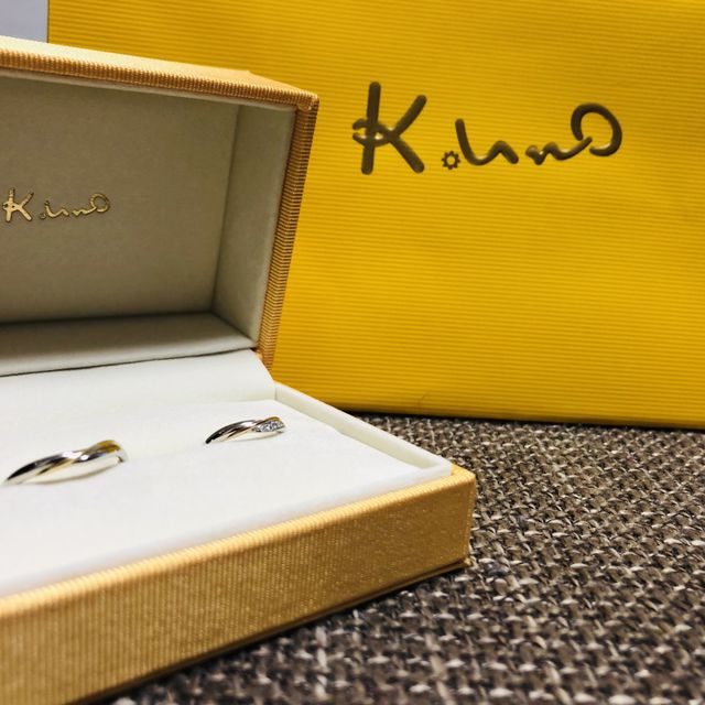 【ケイウノ ブライダル(K.UNO BRIDAL)の口コミ】 デザインもそうですが…1番の決め手は、永久メンテナンス無料のとこ…