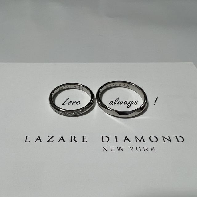 【ラザール ダイヤモンド(LAZARE DIAMOND)の口コミ】 指輪を選びに銀座に行き、いろいろなお店を見て回ったのですが一番ダイヤ…