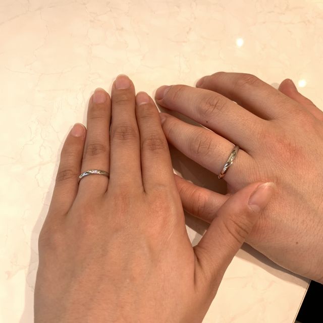 【CAFERING(カフェリング)の口コミ】 ブライダルジュエリーフジタさんで、たくさんの指輪を見せて頂きましたが…