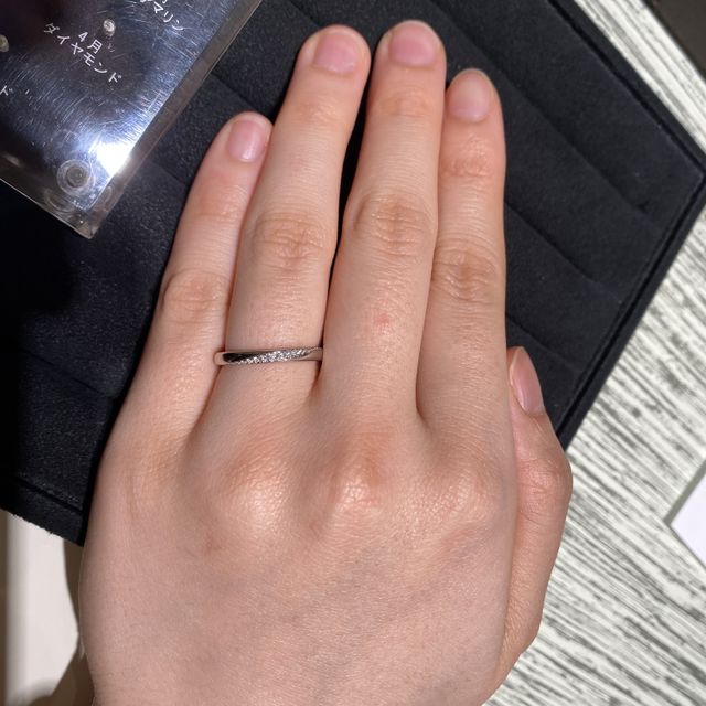 【TRECENTI(トレセンテ)の口コミ】 指輪の付け心地が他の店舗さんのものよりも良く感じた。リングの内側がな…