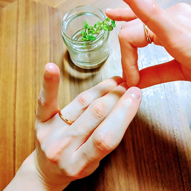 【銀座ダイヤモンドシライシの口コミ】 私たちが指輪を決めた理由は、つけ心地の良さと可愛さです。試着した時に…