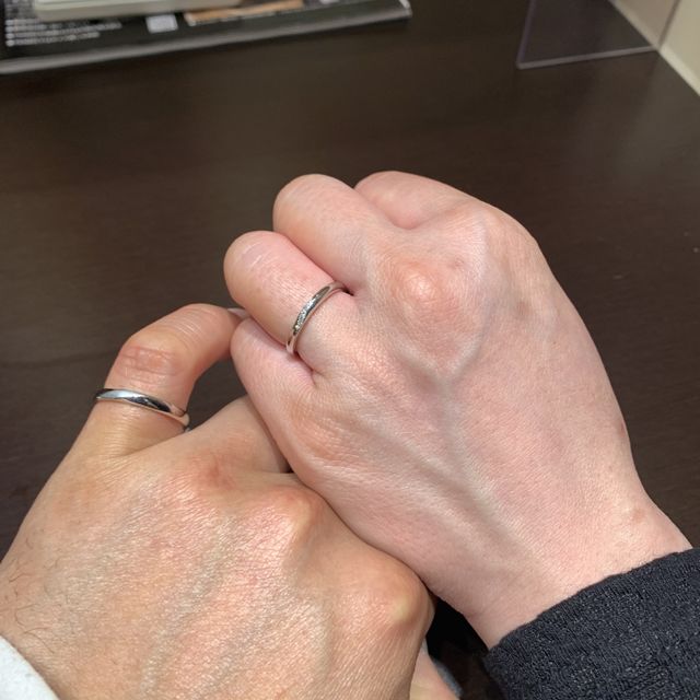 【TRECENTI(トレセンテ)の口コミ】 リングにかどがなくて、ゆびに引っかかることもなくスムーズにはめること…