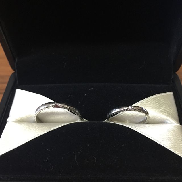 【エクセルコダイヤモンド(EXELCO DIAMOND)の口コミ】 ミル打のリングを探しており、何軒か見ましたが、1番気に入りましたので購…