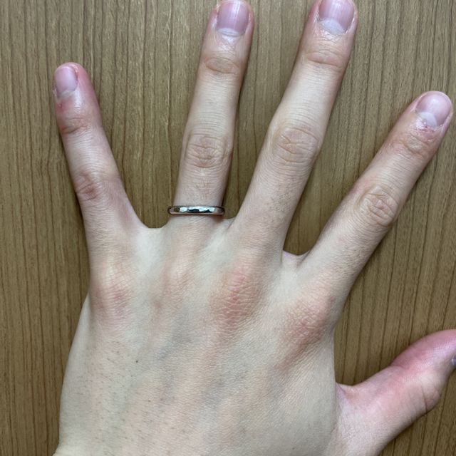 【ついぶ工房の口コミ】 婚約指輪を既製品にしたので結婚指輪は手作りにしようと決めておりました…