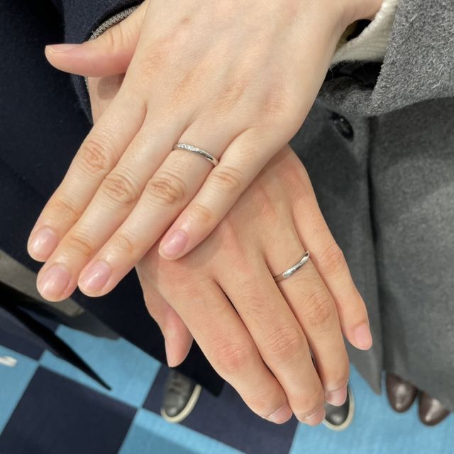 【銀座ダイヤモンドシライシの口コミ】 ストレート、カーブなど様々なタイプのものを試着させていただき、自分は…