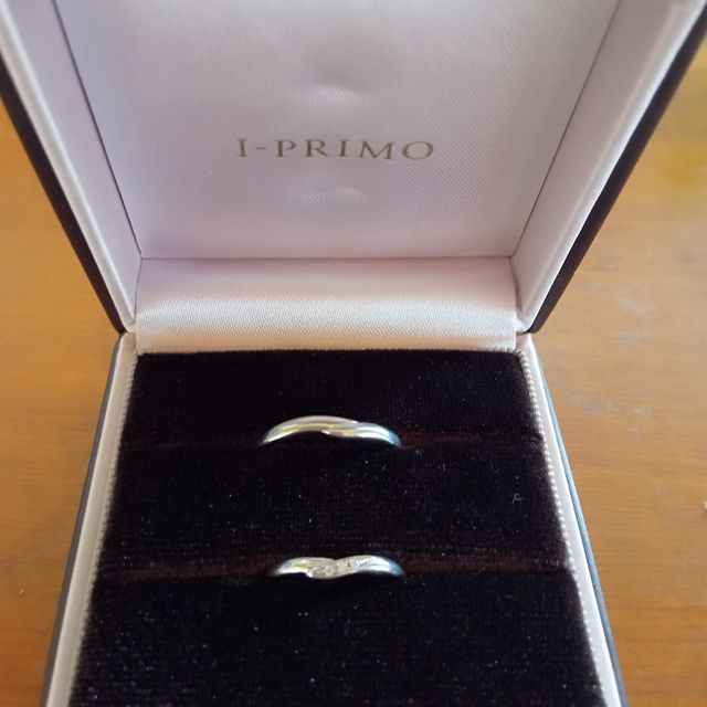 【アイプリモ(I-PRIMO)の口コミ】 付けてるときにさりげない方が二人とも好きだったのでシンプルなデザイン…