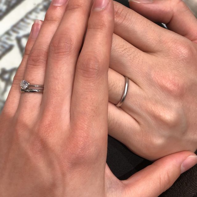 【湘南彫金工房 andfuseの口コミ】 日常使いがしたくてプラチナのシンプルなデザインのないものを検討してい…