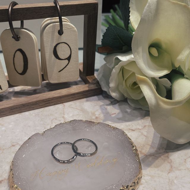 【アイプリモ(I-PRIMO)の口コミ】 自分の手に似合う指輪を提案していただき、さらに、二人の好みが合致した…