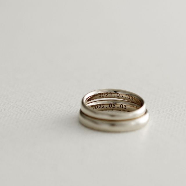 【atelier CraM(アトリエ クラム)の口コミ】 結婚指輪は２人で手作りできたらいいなと思っていたので、鍛造コースにし…