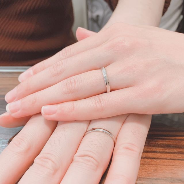 【ROYAL ASSCHER(ロイヤル・アッシャー)の口コミ】 店員さんの対応が良かったこと、試着してみてフィット感や輝きなどが気に…