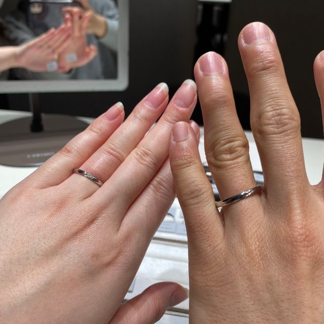【アイプリモ(I-PRIMO)の口コミ】 ヘラクレスはメレダイヤモンドのラインがとてもきれいでした。2本のリング…