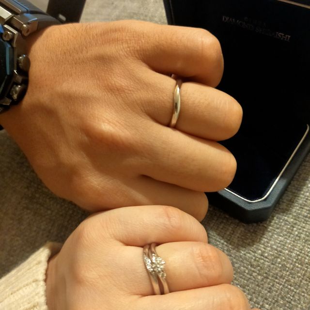 【銀座ダイヤモンドシライシの口コミ】 色々な店舗を回りましたが、最終的には1番最初に気に入ったものにしました…