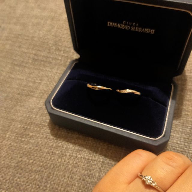 【銀座ダイヤモンドシライシの口コミ】 色々な店舗を回りましたが、最終的には1番最初に気に入ったものにしました…