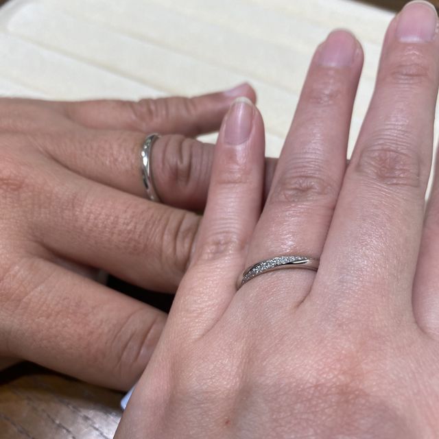 【TRECENTI(トレセンテ)の口コミ】 指に指輪を通した際のつけ心地がとても良く、ダイヤモンドの輝きもすごく…