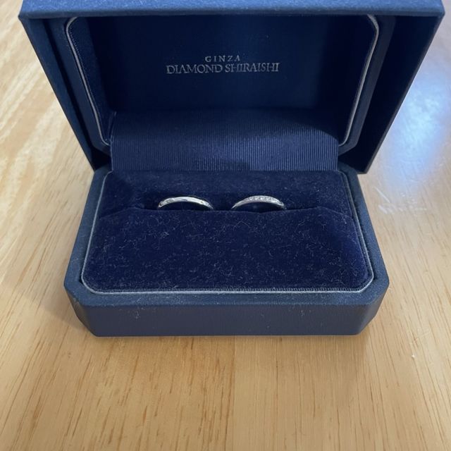 【銀座ダイヤモンドシライシの口コミ】 ストレートですっきり見えて、シンプルにダイヤモンド1石または、ダイヤモ…